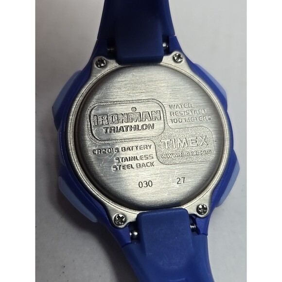 Womens Timex Ironman Triathlon 10 Lap Digital Watch Indiglo Alarms New Battery - Picture 10 of 11